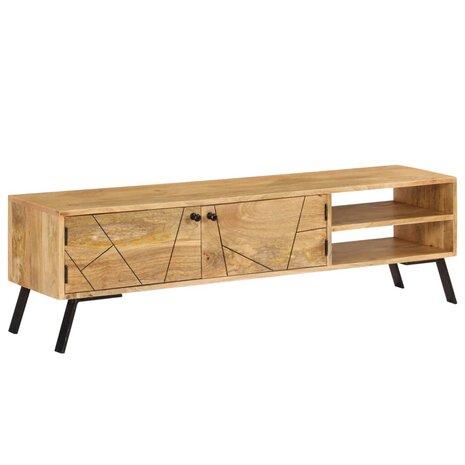 Tv-meubel 140x30x40 cm massief mangohout 8718475604167 12