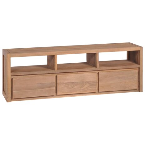 Tv-meubel 120x30x40 cm teakhout met natuurlijke afwerking 8718475623175 10