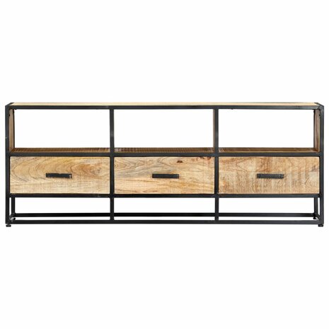 Tv-meubel 120x30x45 cm massief mangohout 8719883552163 2