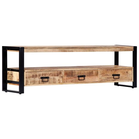 Tv-meubel 150x30x45 cm massief mangohout 8719883570426 12