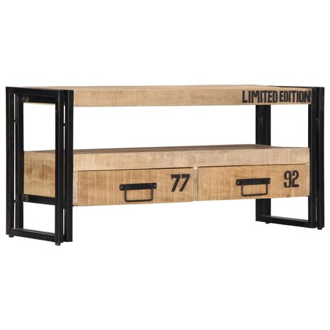 Tv-meubel 100x30x45 cm massief mangohout 8719883571409 8