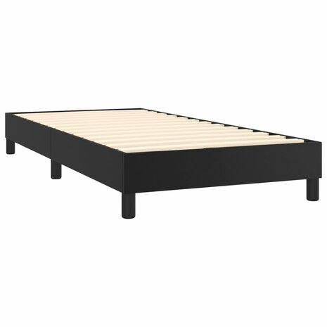 Boxspring met matras kunstleer zwart 90x190 cm 8720287324645 4