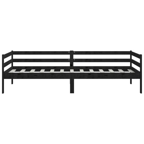 Bedbank massief grenenhout zwart 90x200 cm 8720286641309 6