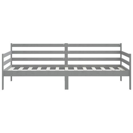 Slaapbank massief grenenhout grijs 90x200 cm 8720286641330 7