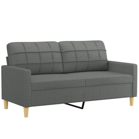 3-delige Loungeset met kussens stof donkergrijs 8721012062504 4