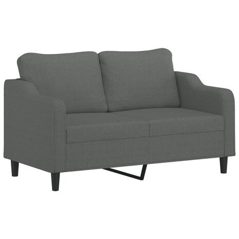 2-delige Loungeset met kussens stof donkergrijs 8721012067707 4