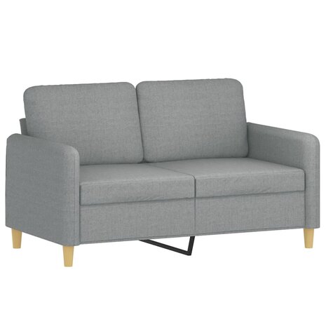 2-delige Loungeset met kussens stof lichtgrijs 8721012070530 3