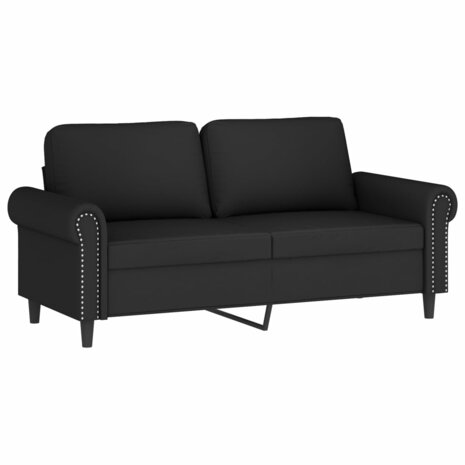 2-delige Loungeset met kussens fluweel zwart 8721012071827 4