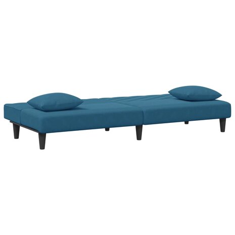 2-delige Loungeset met kussens fluweel blauw 8721012453630 5