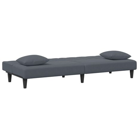 2-delige Loungeset met kussens fluweel donkergrijs 8721012453654 5