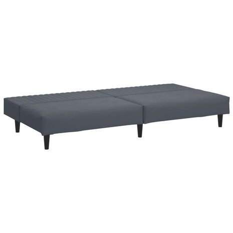 2-delige Loungeset fluweel donkergrijs 8721012453777 5