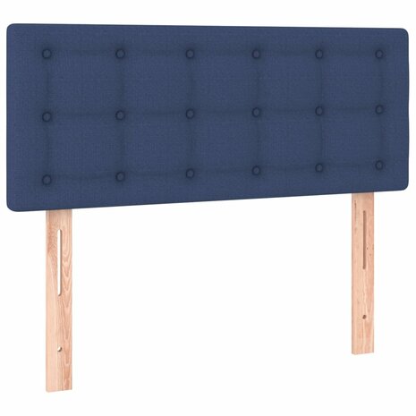 Boxspring met matras en LED stof blauw 90x200 cm 8720287369752 7