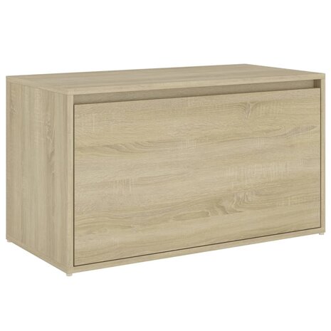 Halbank 80x40x45 cm bewerkt hout sonoma eikenkleurig 8720286642665 2