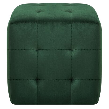 Nachtkastjes 2 st 30x30x30 cm fluweel groen 8719883574653 3