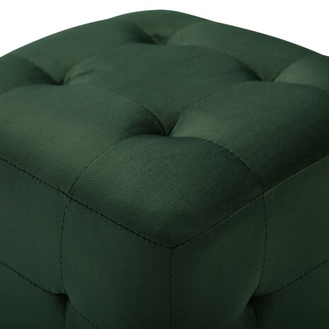 Nachtkastjes 2 st 30x30x30 cm fluweel groen 8719883574653 4