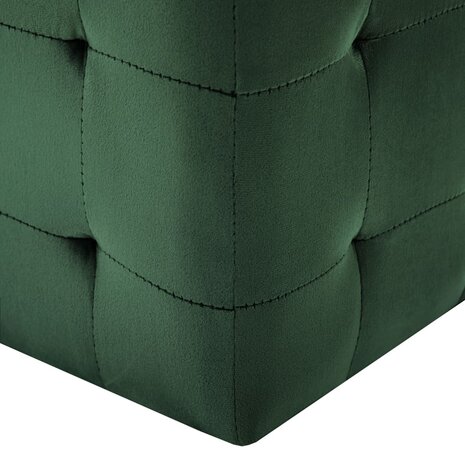 Nachtkastjes 2 st 30x30x30 cm fluweel groen 8719883574653 5