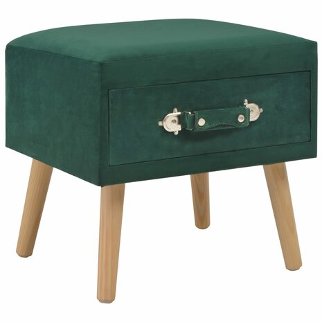 Nachtkastjes 2 st 40x35x40 cm fluweel groen 8719883606736 2