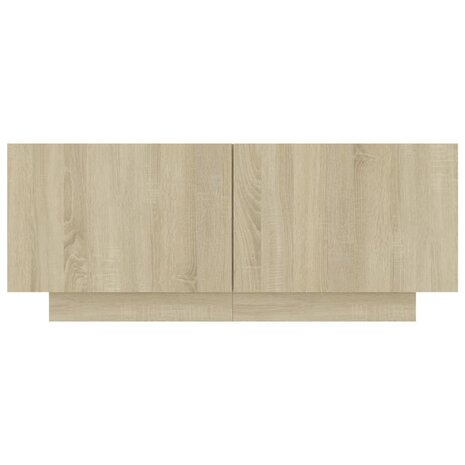 Nachtkastje 100x35x40 cm spaanplaat sonoma eikenkleurig 8720286640500 5