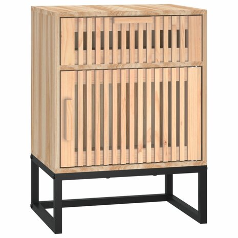 Nachtkastje 40x30x55,5 cm bewerkt hout en ijzer 8720845726072 2