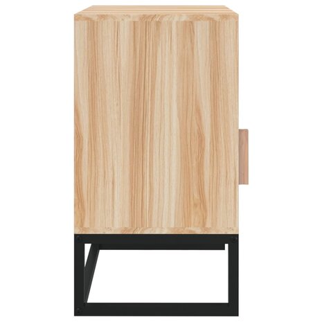 Nachtkastjes 2 st 40x30x55,5 cm bewerkt hout en ijzer 8720845726089 10