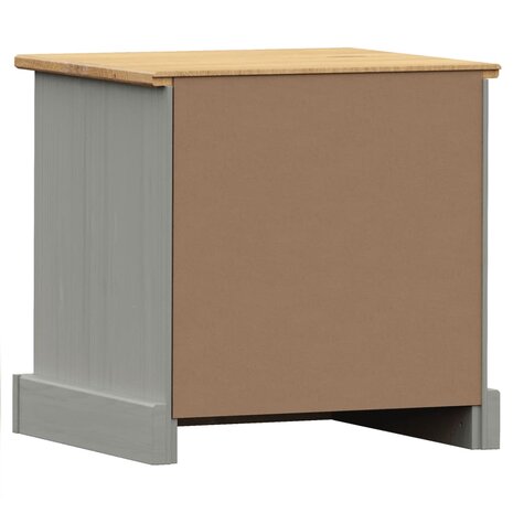 Nachtkastje VIGO 42x35x42 cm massief grenenhout grijs 8720845845704 7