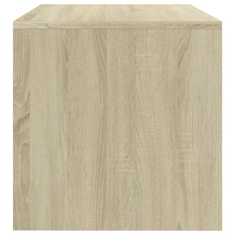 Nachtkastje 40x30x30 cm bewerkt hout sonoma eikenkleurig 8719883672304 5