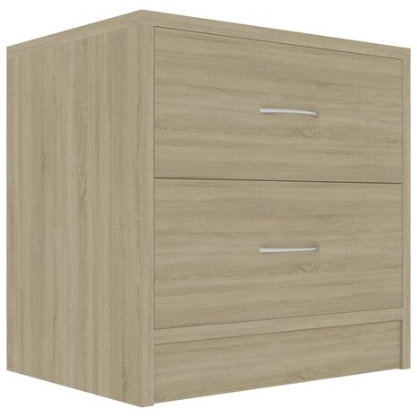 Nachtkastjes 2 st 40x30x40 cm bewerkt hout sonoma eikenkleurig 8719883816371 3