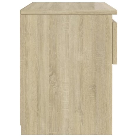 Nachtkastje 40x30x39 cm bewerkt hout sonoma eikenkleurig 8720286352953 5