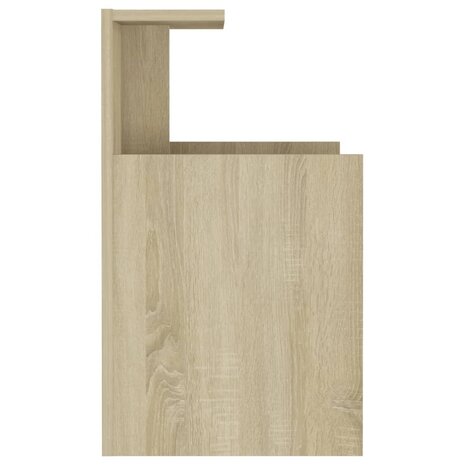 Nachtkastje 40x35x60 cm bewerkt hout sonoma eikenkleurig 8720286557860 4