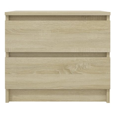 Nachtkastje 50x39x43,5 cm bewerkt hout sonoma eikenkleurig 8720286558041 3