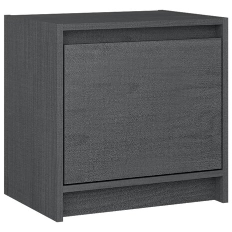 Nachtkastjes 2st 40x30,5x40 cm massief grenenhout grijs 8720286608180 4