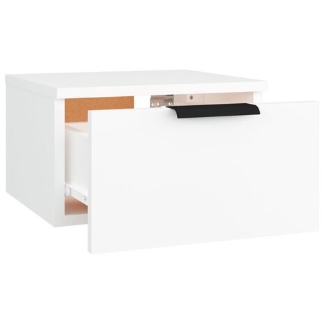 Nachtkastjes 2 st wandgemonteerd 34x30x20 cm wit 8720287079385 6