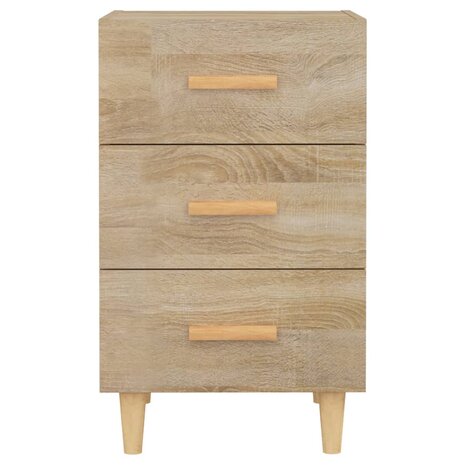 Nachtkastje 40x40x66 cm bewerkt hout sonoma eikenkleurig 8720286972076 4