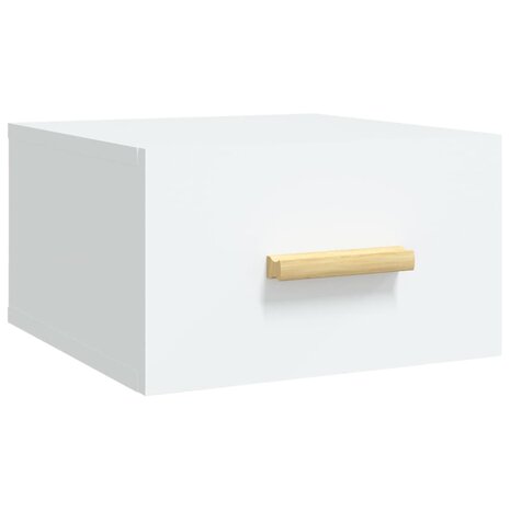 Nachtkastjes 2 st wandgemonteerd 35x35x20 cm wit 8720287083238 6