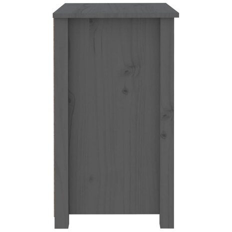 Nachtkastjes 2 st 50x35x61,5 cm massief grenenhout grijs 8720286921753 5