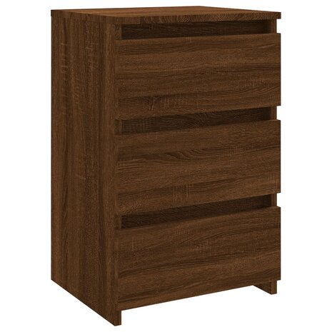 Nachtkastjes 2 st 40x35x62,5 cm bewerkt hout bruin eikenkleur 8720286932384 4