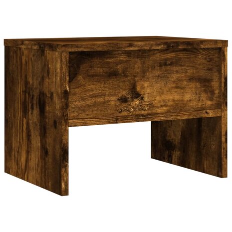 Nachtkastjes 2 st 40x30x30 cm bewerkt hout gerookt eikenkleurig 8720286975008 7