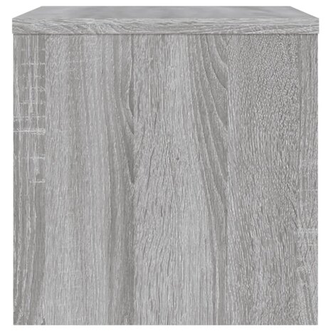 Nachtkastje 40x30x30 cm bewerkt hout grijs sonoma eikenkleurig 8720286975015 5