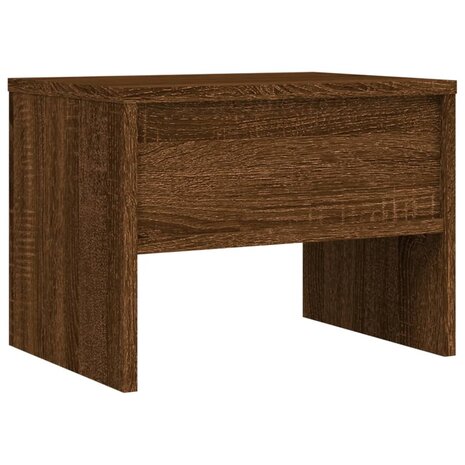 Nachtkastje 40x30x30 cm bewerkt hout bruin eikenkleur 8720286975039 6