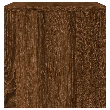 Nachtkastjes 2 st 40x30x30 cm bewerkt hout bruin eikenkleur 8720286975046 6