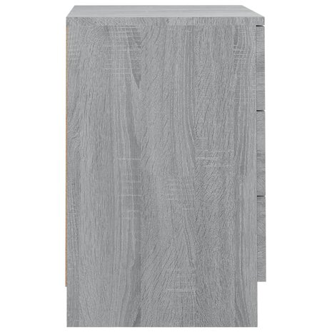 Nachtkastjes 2 st 38x35x56 cm bewerkt hout grijs sonoma eiken 8720286975565 6