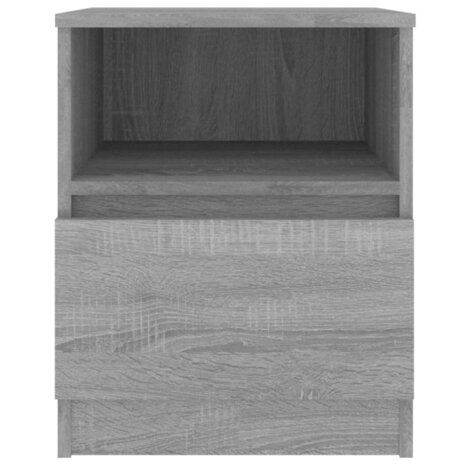 Nachtkastjes 2 st 40x40x50 cm bewerkt hout grijs sonoma eiken 8720286955802 4