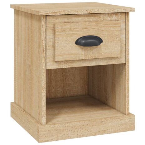 Nachtkastje 39x39x47,5 cm bewerkt hout sonoma eikenkleurig 8720845790240 2