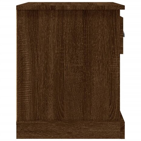 Nachtkastjes 2 st 39x39x47,5 cm bewerkt hout bruin eikenkleur 8720845790332 9