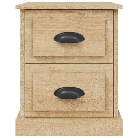 Nachtkastje 39x39x47,5 cm bewerkt hout sonoma eikenkleurig 8720845790400 7