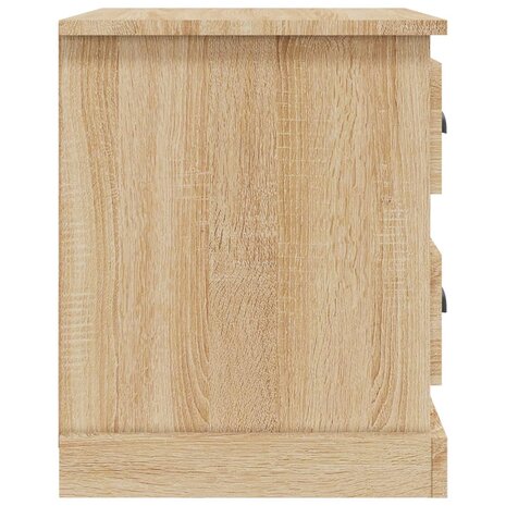 Nachtkastje 39x39x47,5 cm bewerkt hout sonoma eikenkleurig 8720845790400 8