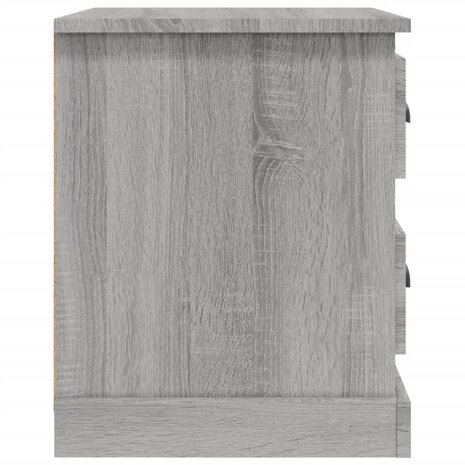 Nachtkastjes 2 st 39x39x47,5 cm bewerkt hout grijs sonoma eiken 8720845790479 9