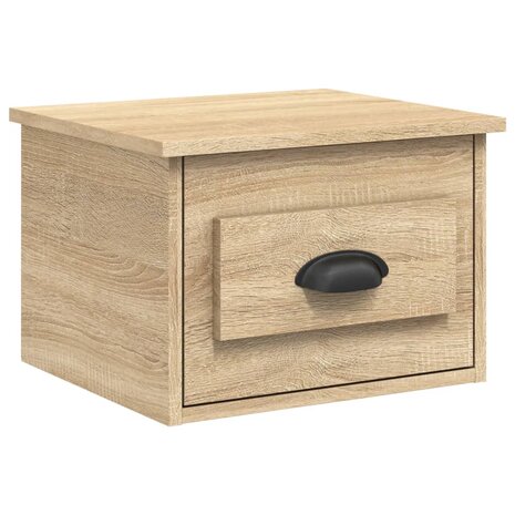 Nachtkastjes 2 st wandgemonteerd 41,5x36x28 cm sonoma eiken 8720845792732 5