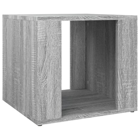 Nachtkastje 41x40x36 cm bewerkt hout grijs sonoma eikenkleur 8720845667153 2