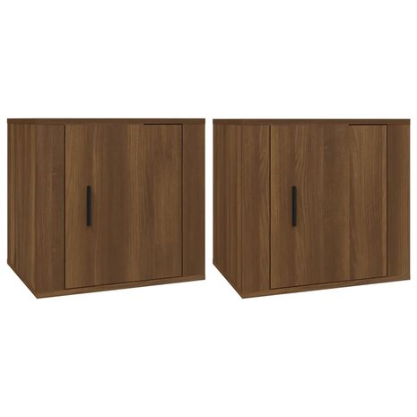 Nachtkastjes 2 st 50x39x47 cm bruin eikenkleur 8720287221470 2